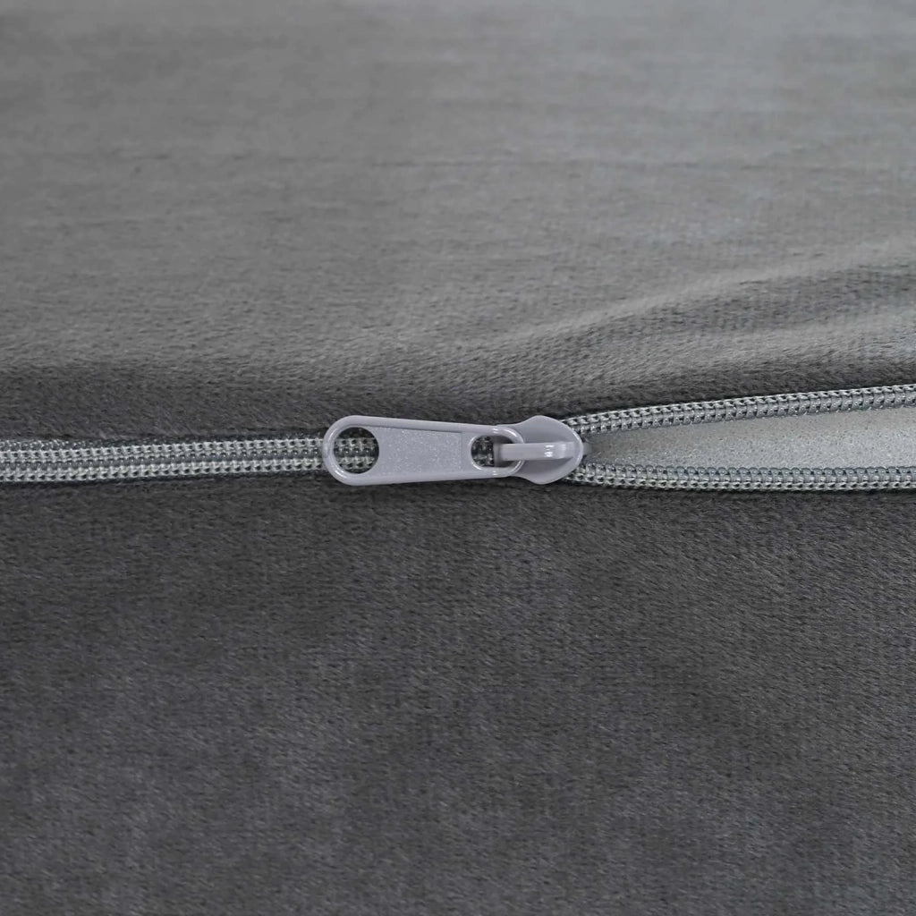 Cuscino per Gambe Grigio 68 x 25 x 21,5 cm Schiuma PU 42020193