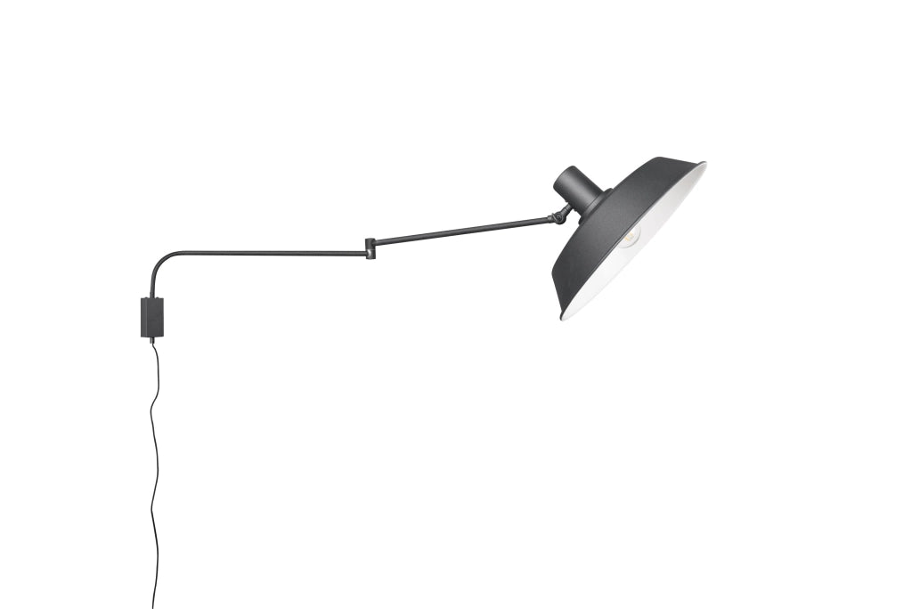 Applique da Interno a LED in Metallo Nero Opaco