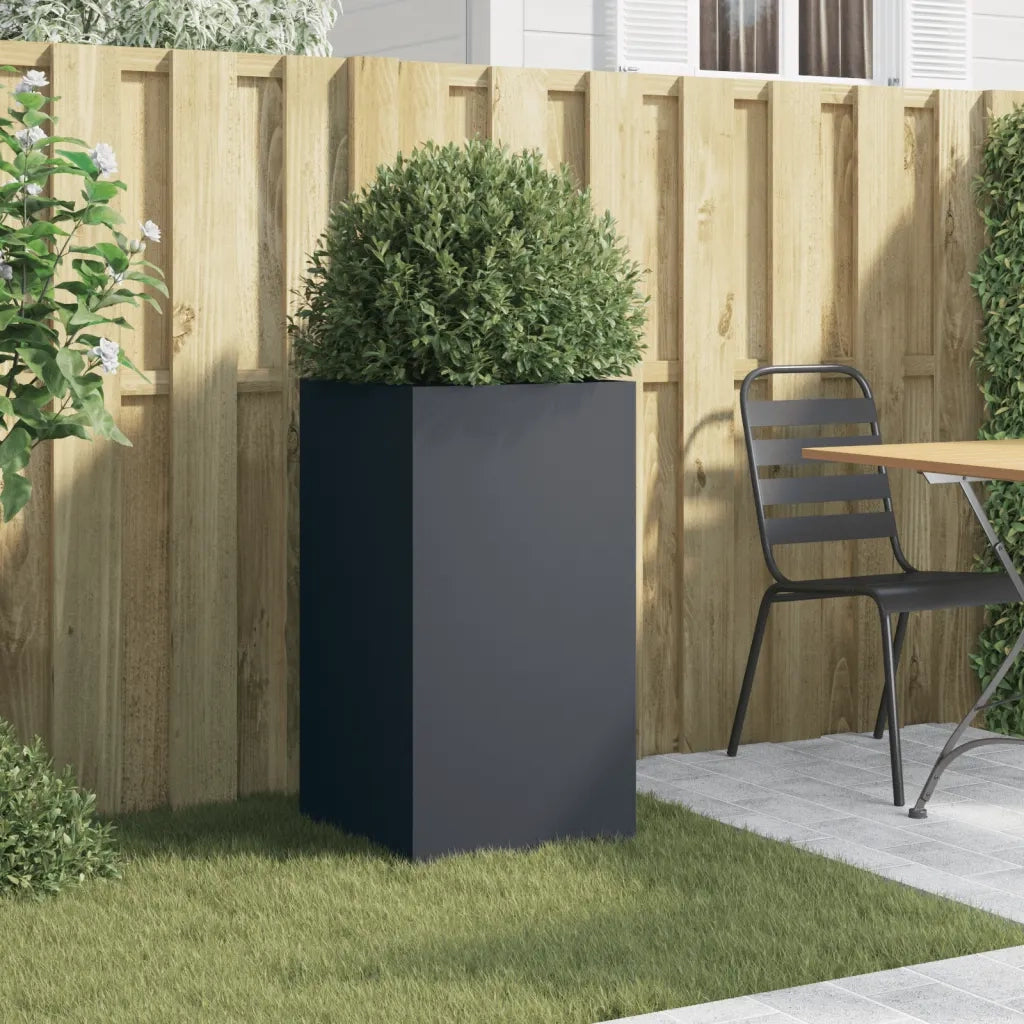 Fioriera Antracite 42x38x75 cm in Acciaio 841579