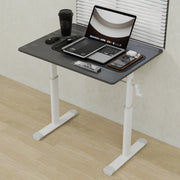 SCRIVANIA Regolabile in Altezza 88 x 66 x 11,5 cm Metallo e Legno Grigio