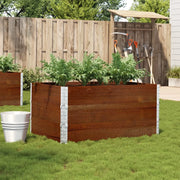 Poggiapiedi da Giardino Marrone 120x80cm Legno Massello di Pino 3295426