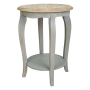 Tavolino da caffè in legno grigio artigianale 45x45x60h cm