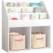 Libreria per Bambini Portagiochi Ideale per Organizzare Libri e Giocattoli