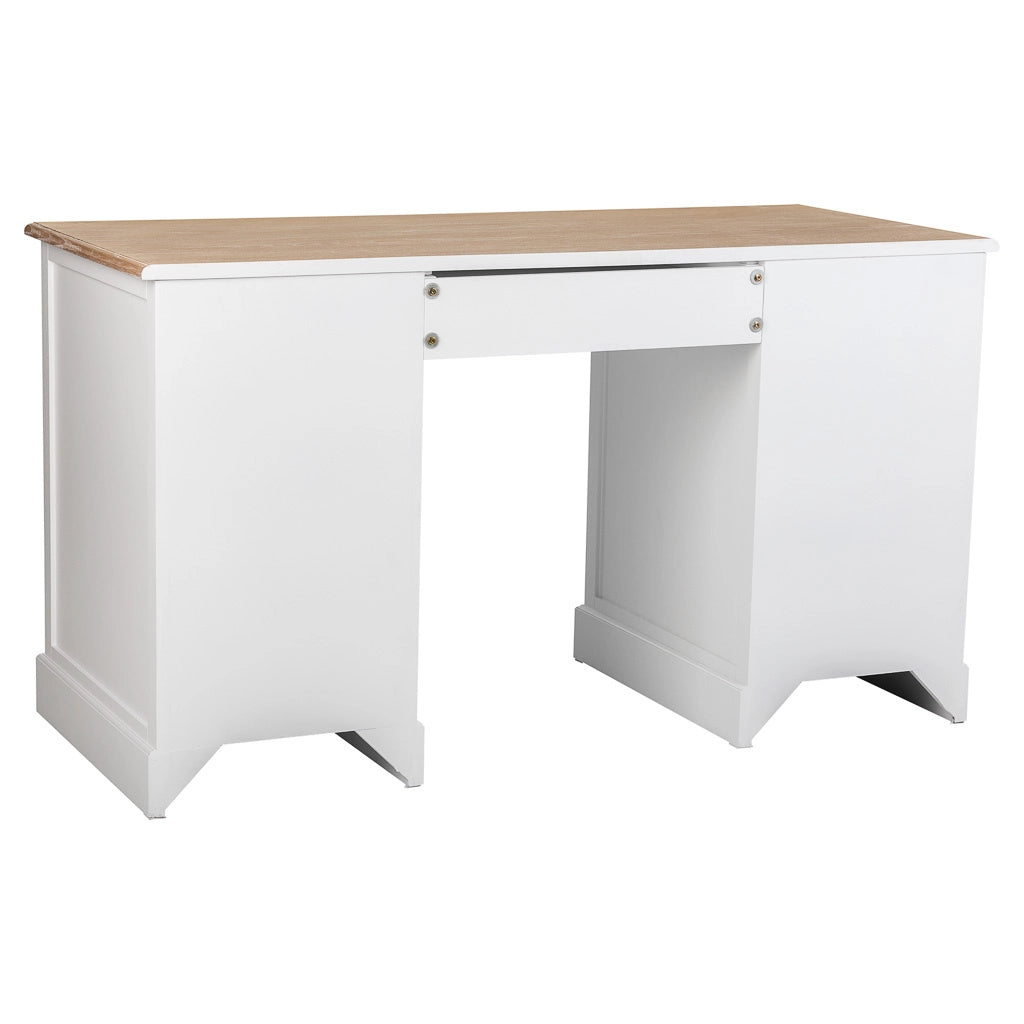 Tavolo scrivania in legno bianco 140x60x78,5h