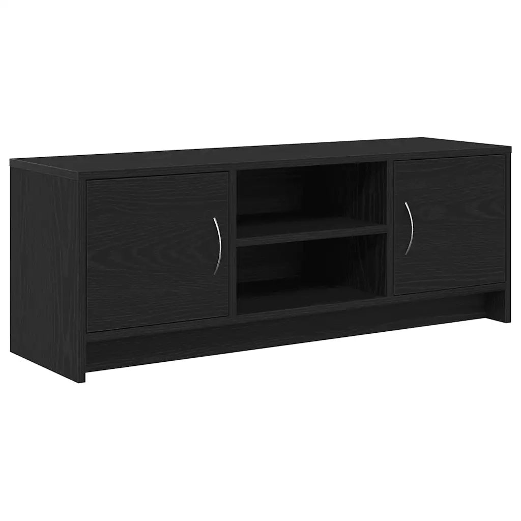 Mobile TV | Armadietto TV | Mobile Porta TV Rovere Nero 102x30x37,5 cm Legno Multistrato