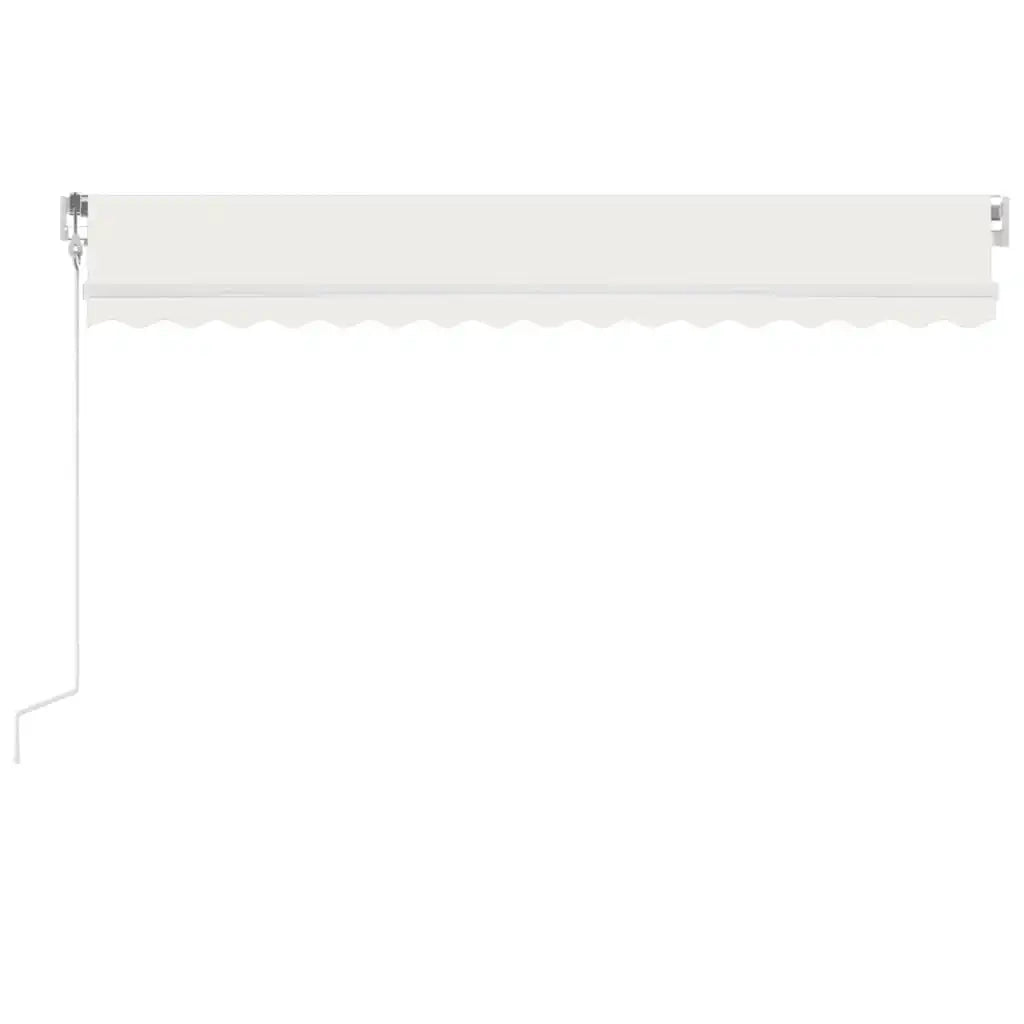 Tenda Automatica con Sensore Vento e LED 400x350 cm Crema cod mxl 56108