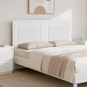 Testiera da Muro UTRECHT Bianco Lucido Legno ingegnerizzato 897849