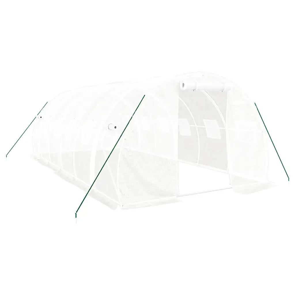 Serra con Telaio in Acciaio Bianco 18 mÂ² 6x3x2 mcod mxl 76773
