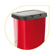 Pattumiera Jive rossa L20 cm 33,2 × 25,2 × 45,8