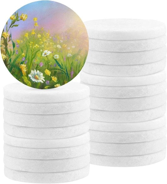 Pietre decorative bianche da 20 pezzi 25 cm per mandala e lavori di artigianato con pietre amichevoli