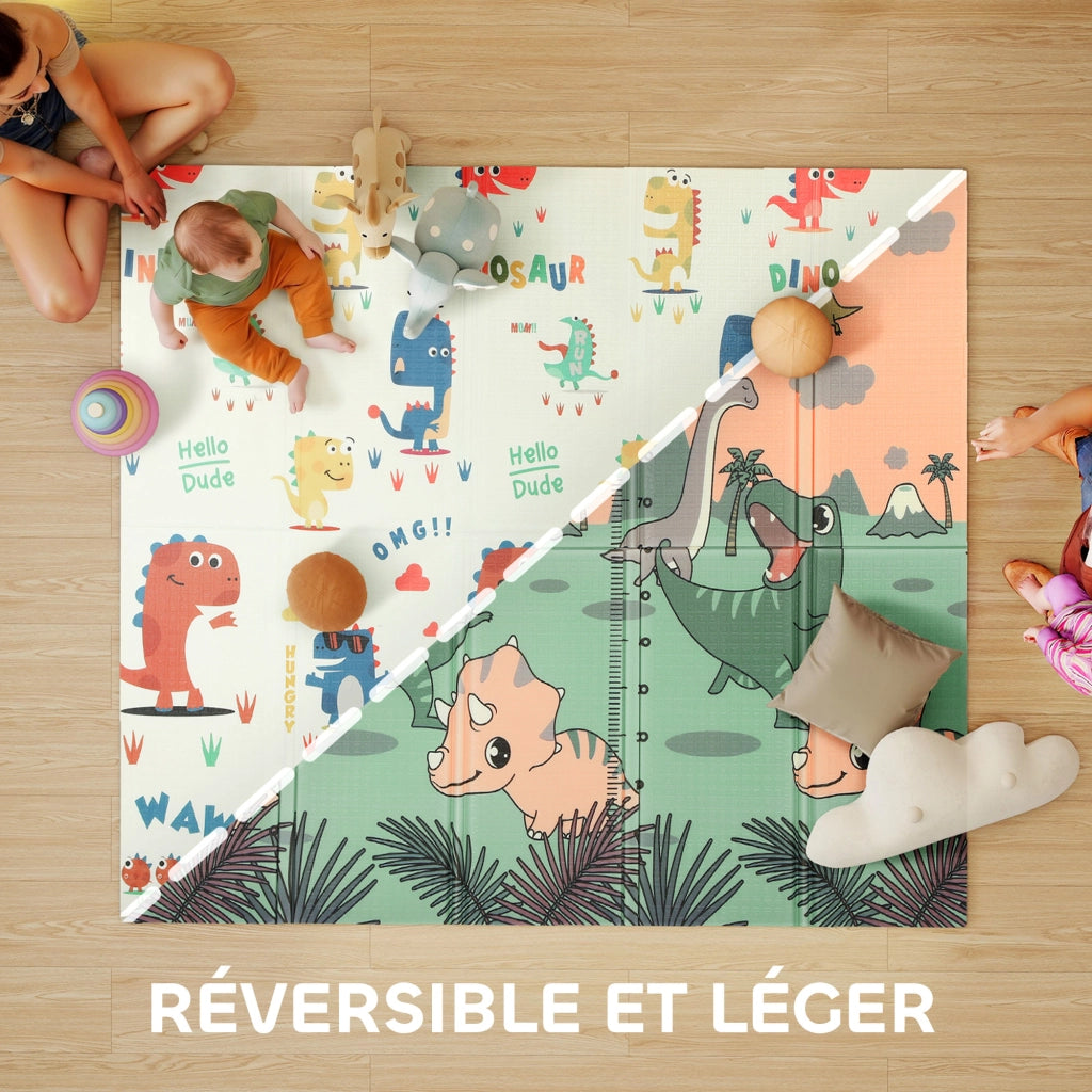 Tapis d'¨¦veil per bambini ¨C zephmum ¨C 196x176x1.5 cm multicolore
