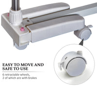 Stendibiancheria 4 Piani Regolabile in Acciaio Inox Premium