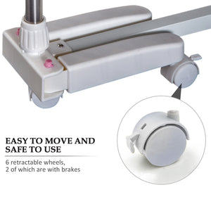 Stendibiancheria 4 Piani Regolabile in Acciaio Inox Premium