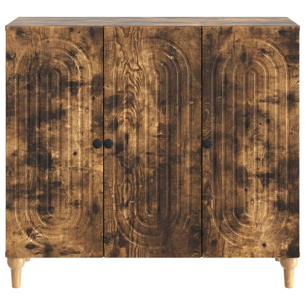 Credenza Rovere Fumo 89 x 34,5 x 80 cm Legno ingegnerizzato