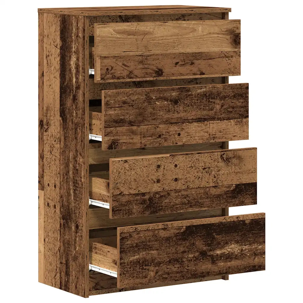 vidaXL Credenza Legno Antico 60x35x98,5 cm in Legno Multistrato