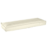 Cuscino per Panchina Panna 120x40x8 cm in Tessuto Oxford