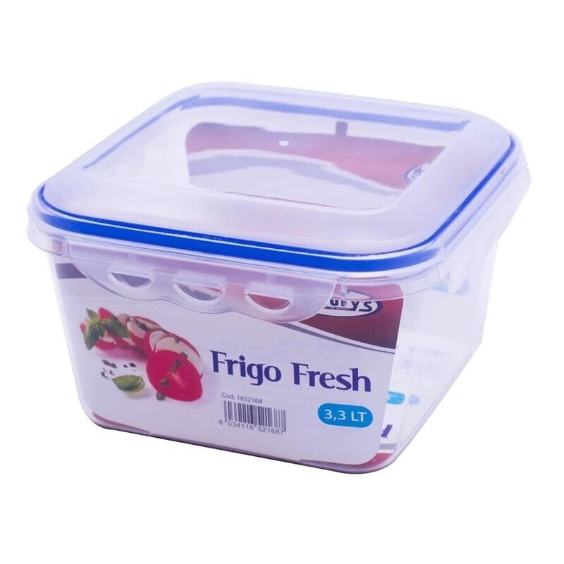 MAURY'S CONTENITORE FRIGO FRESH QUADRATO ALTO IN PLASTICA CAPIENZA 3,3 LITRI
