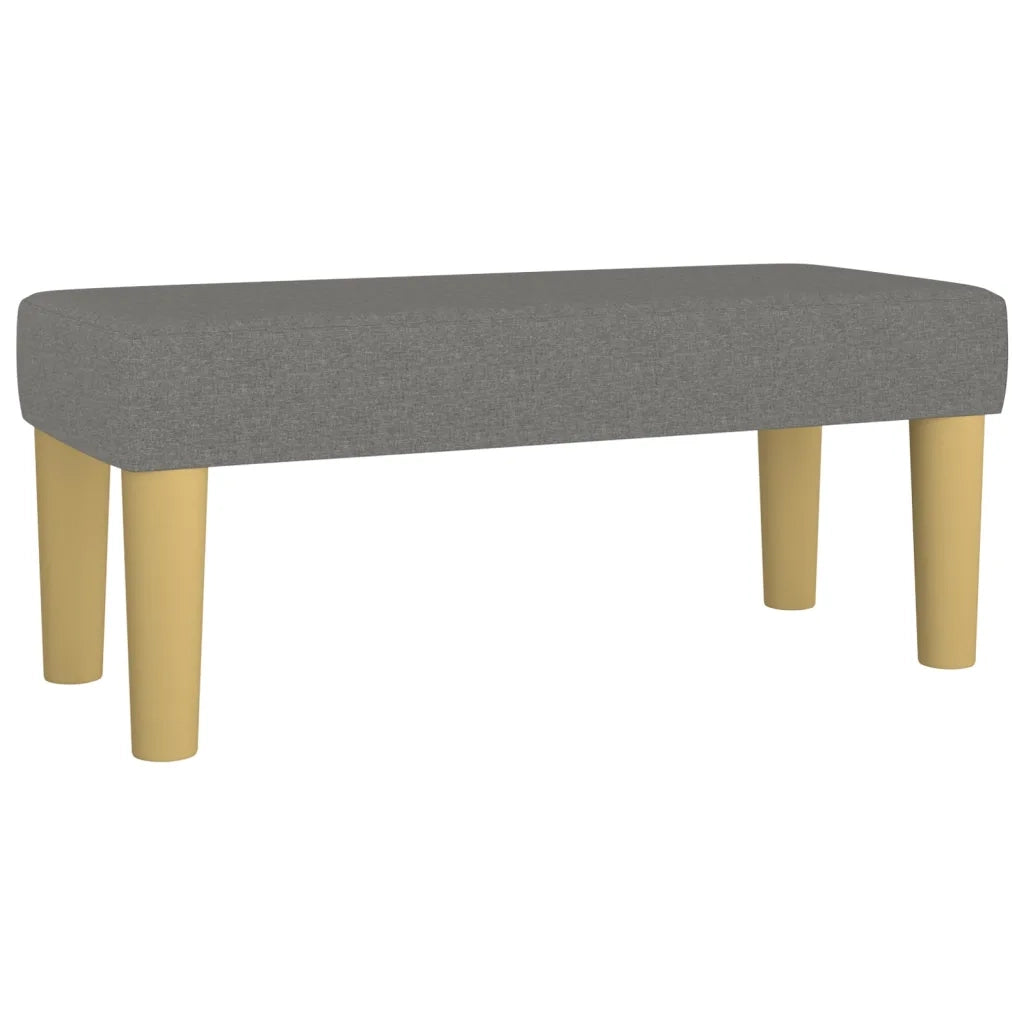 Panca Grigio Scuro 70x30x30 cm in Tessuto CFW8003547