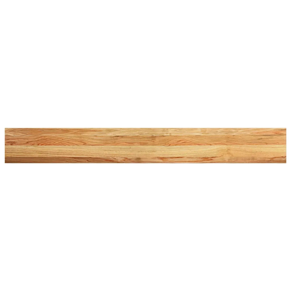 vidaXL Davanzali 2 pz Marrone Chiaro 160x20x2cm Legno Massello Rovere