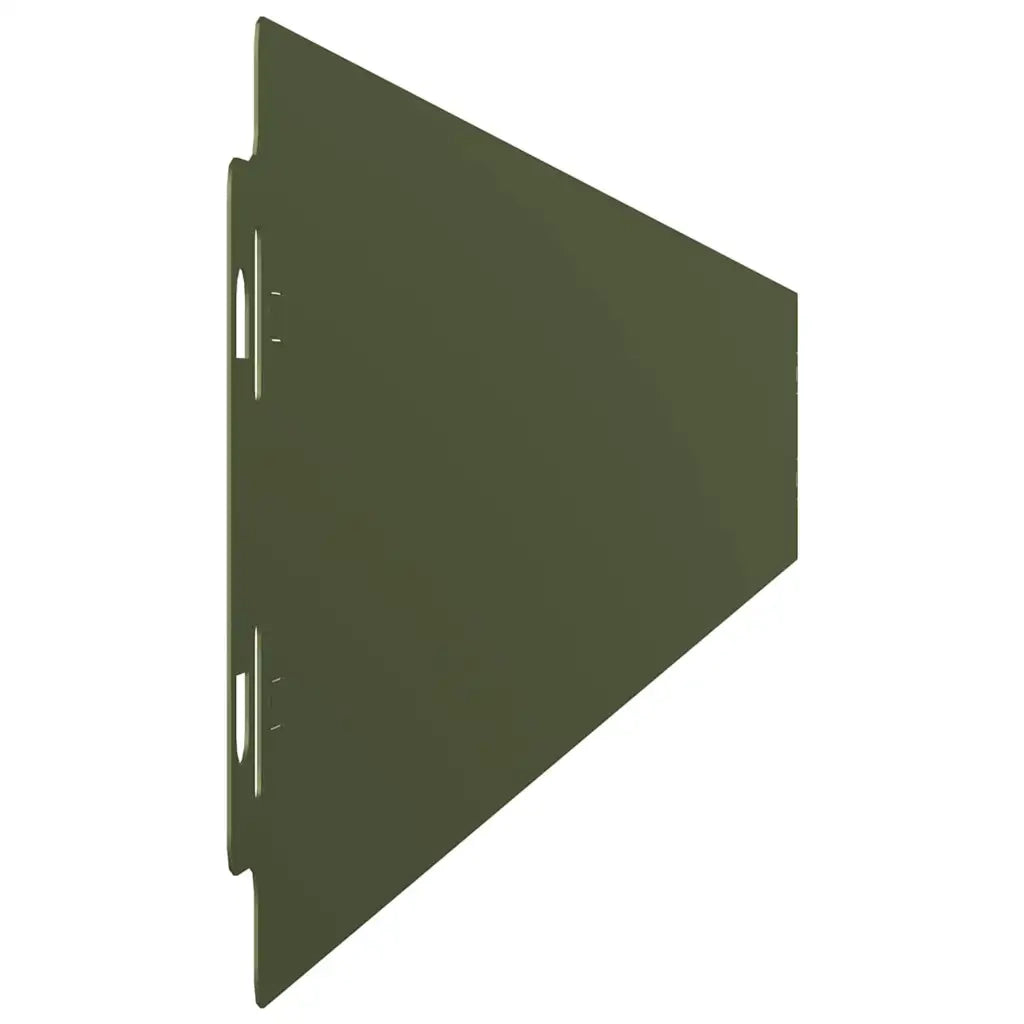 Bordure per Prato 10 pz Verde Oliva Acciaio Laminato a Freddo CFW3197601