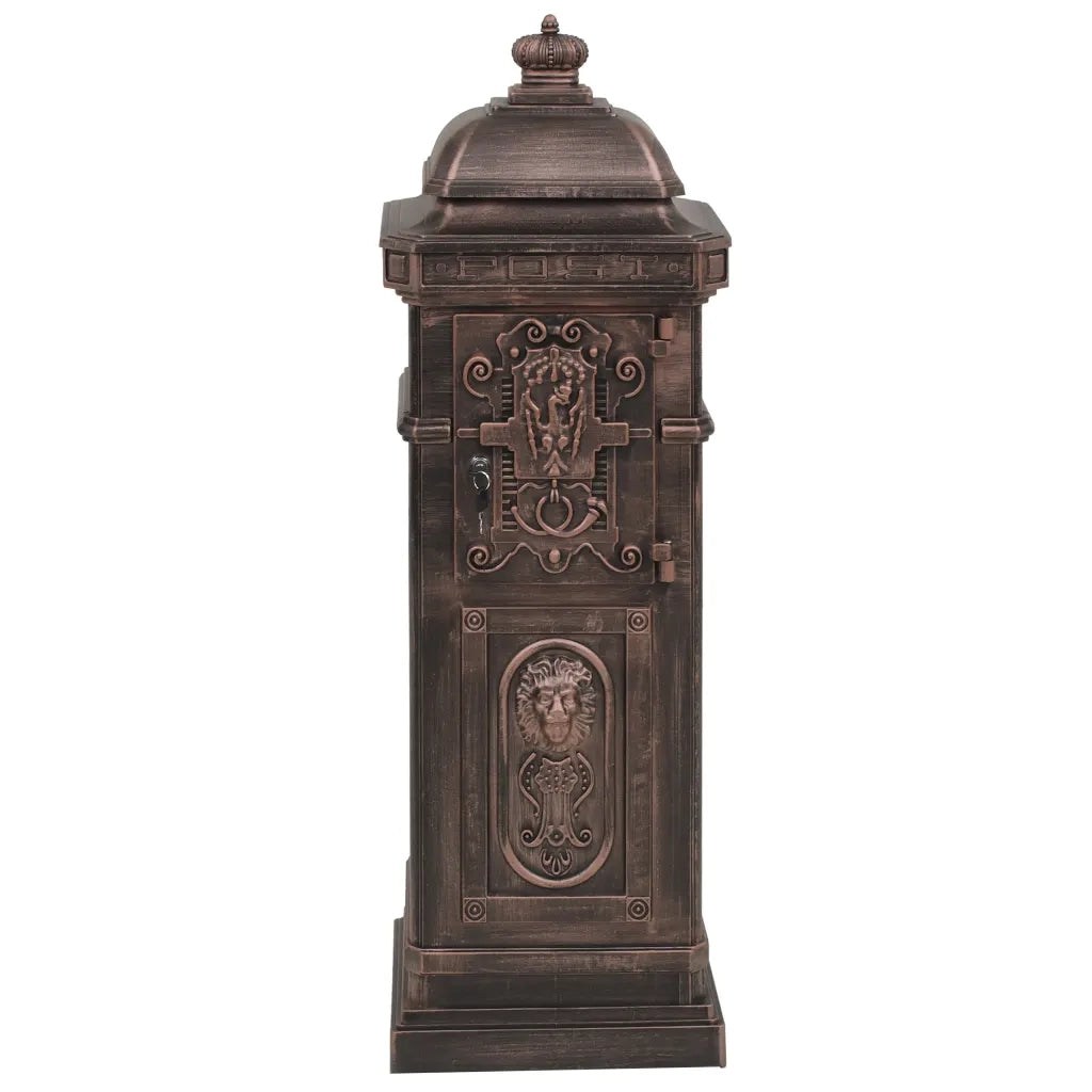Cassetta della Posta in Alluminio Inossidabile Vintage Bronzo CFW1753205