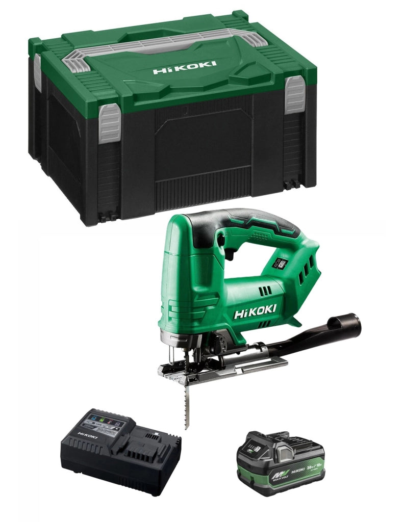Seghetto Alternativo HIKOKI CJ18DAA1X (1 x 2,5Ah/5,0Ah + UC18YSL3 + Valigetta HSC III)