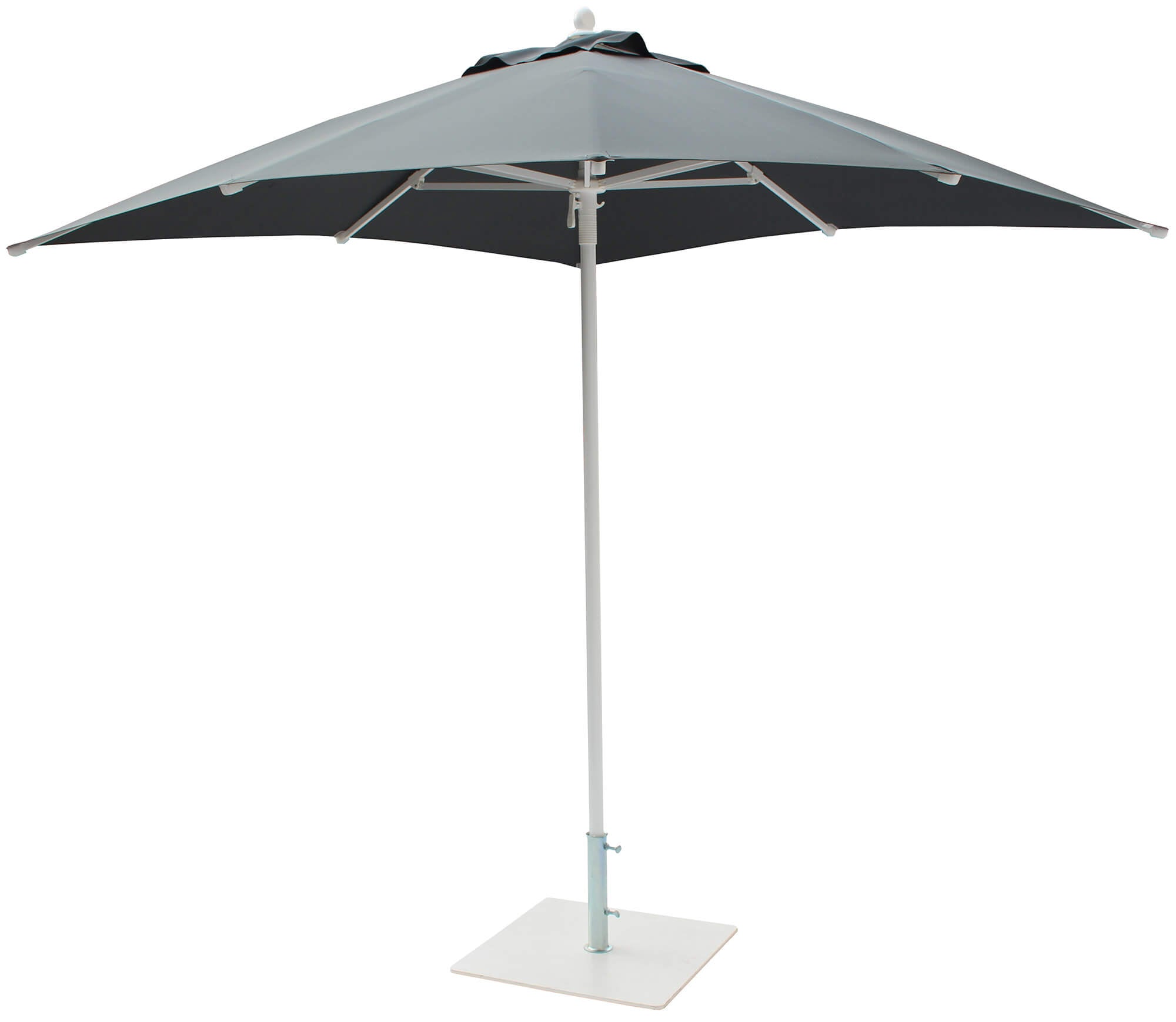 Ombrellone da Giardino 2,25x2,25 m Palo Ø40 mm in Alluminio Maffei Kronos Antracite