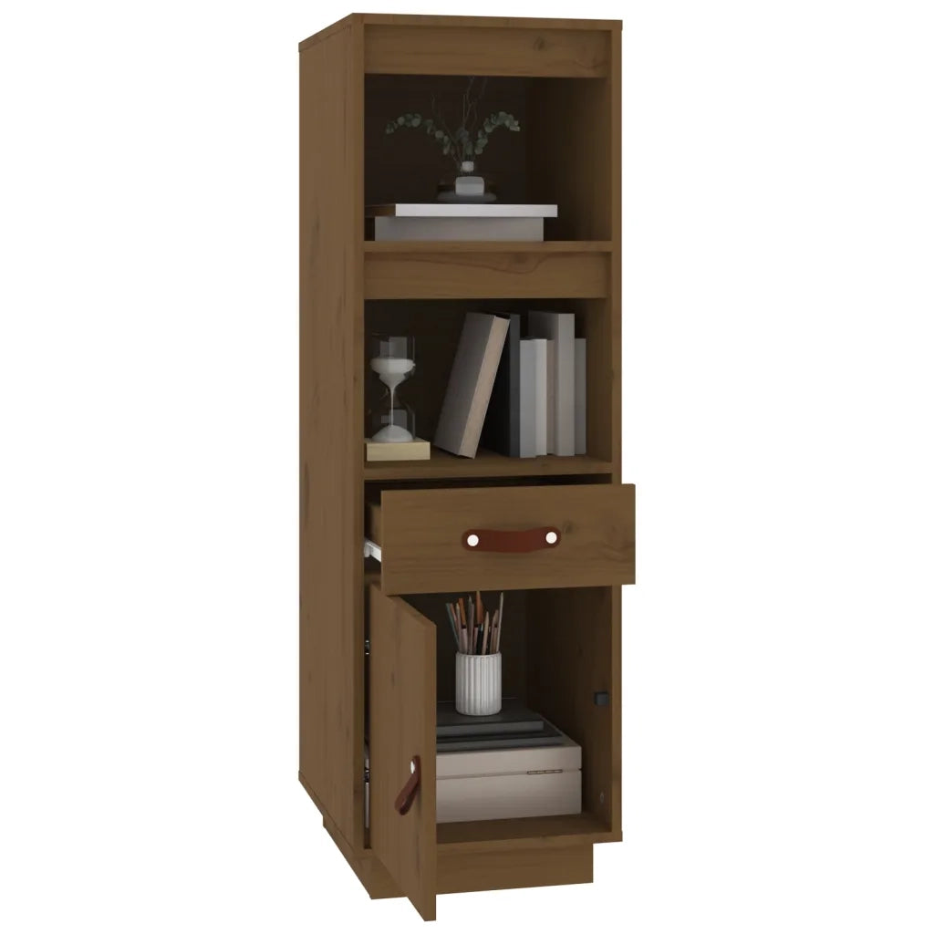Credenza ambra 34x40x108,5 cm in Legno Massello di Pino 820155