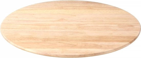 Piattaforma di servizio in legno di gomma - piatto da servizio e piatto per formaggi Ø 46 cm