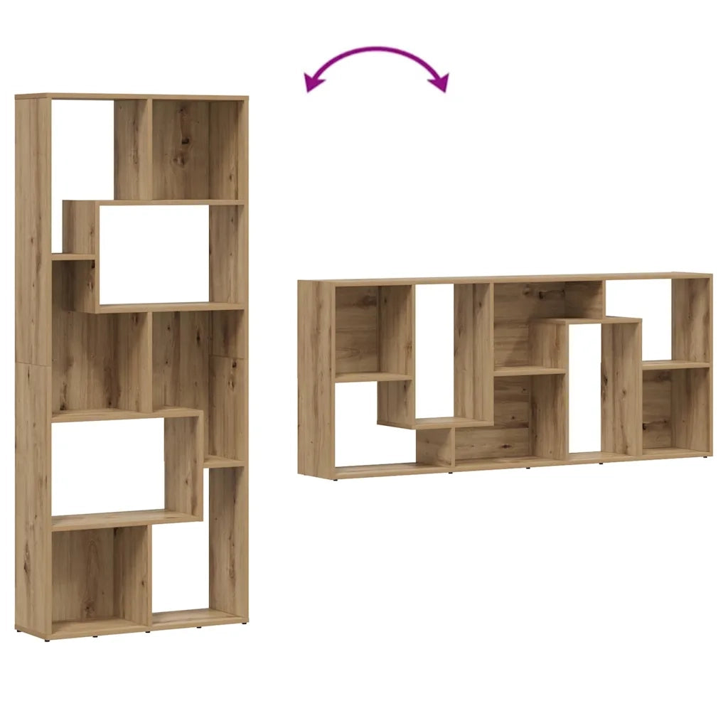 vidaXL Libreria Rovere Artigianale 67x24x161 cm in Truciolato