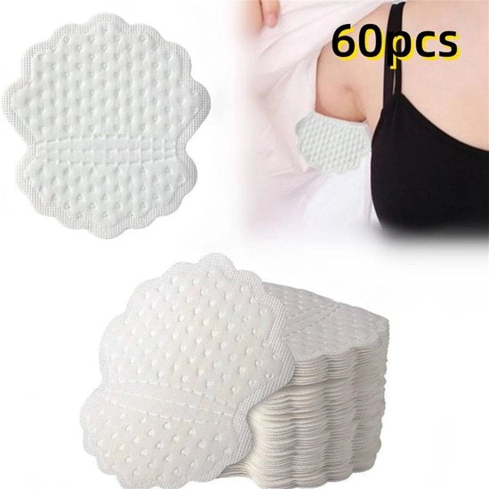 Confezione da 60 - Pads assorbenti per ascelle - Pads assorbenti per ascelle per uomini e donne - Senza odore e comodi assorbenti per ascelle - Blocco sudore