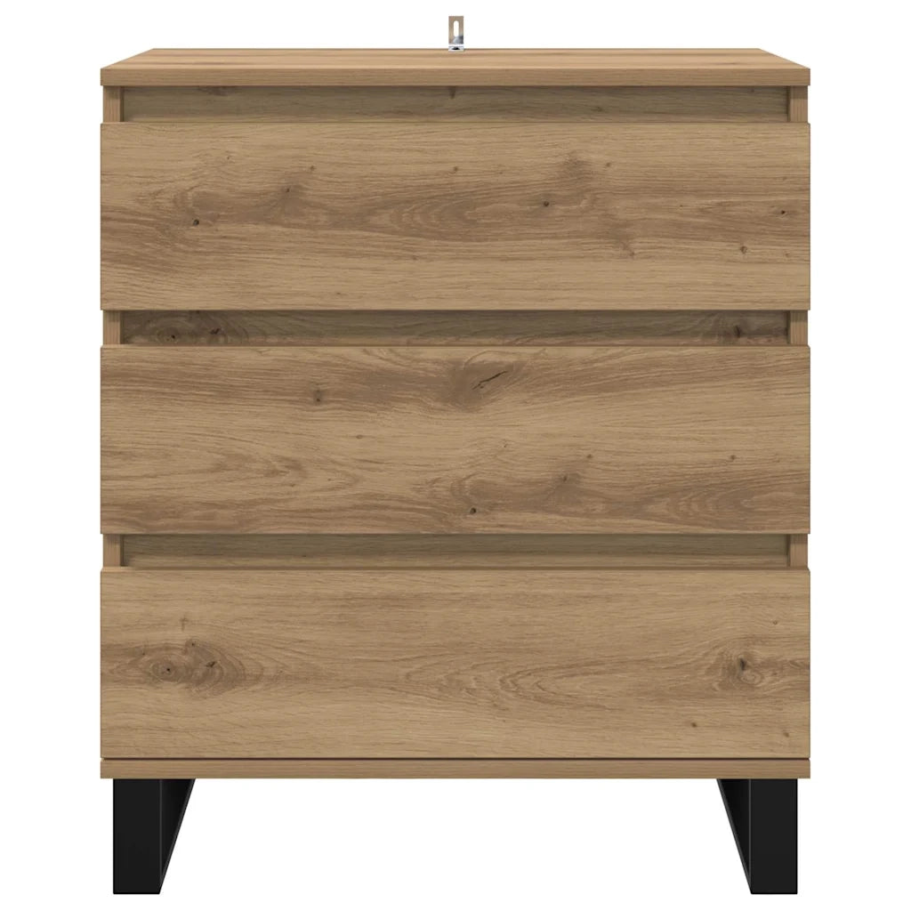 Credenza-Buffet-Armadio da cucina Rovere artigianale 60 x 35 x 70 cm Legno multistrato 900659