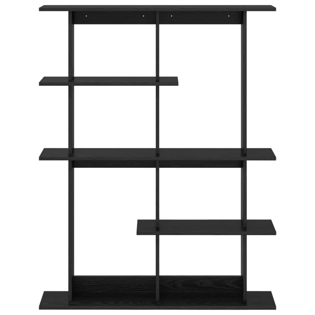 Scaffale da parete Rovere Nero 102 x 20 x 130 cm 8012053