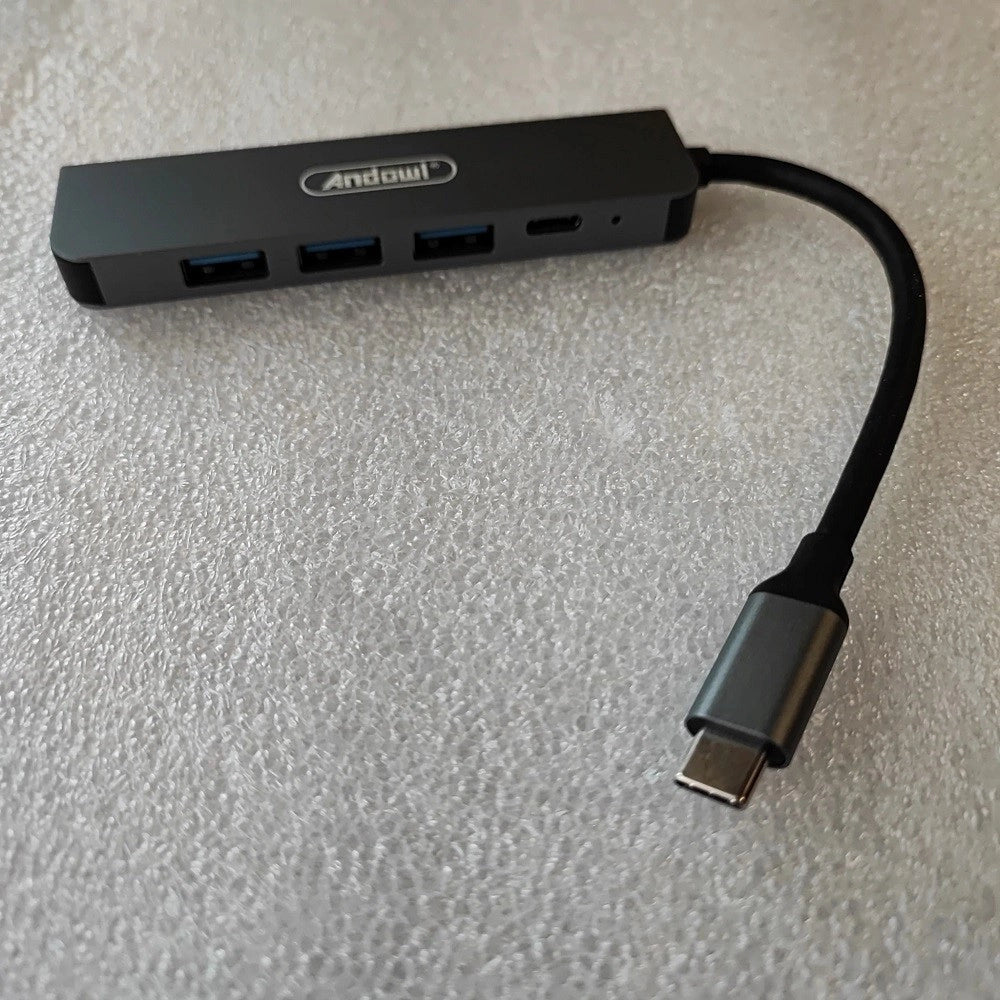 Trade Shop - Hub Usb Type-c 5 In 1 Hdmi 4k Compatibile Con Thunderbolt 3 Multifunzione Q-hu90 -