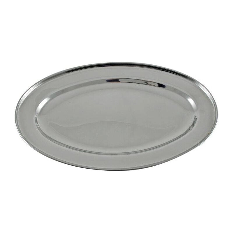 MAURY'S VASSOIO INOX PER PIETANZE FORMA OVALE DIMENSIONI 45 CM OKX