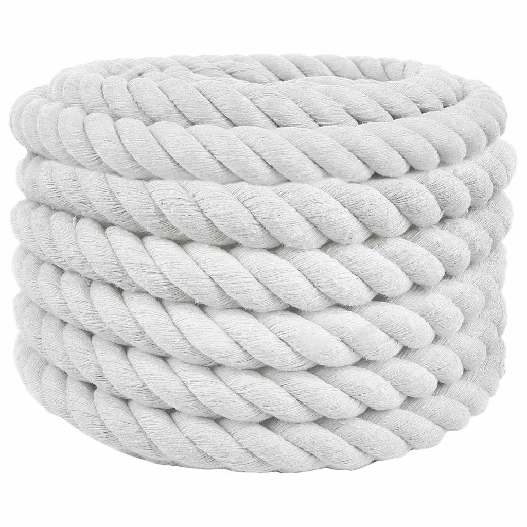Corda di Cotone 60 mm 10 m Bianco 100% Cotone 42011890
