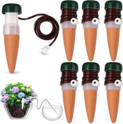 6 Dispensatori d'acqua per piante da interni - Sistema di irrigazione automatico per balcone - Sistema di autoirrigazione per piante da interni