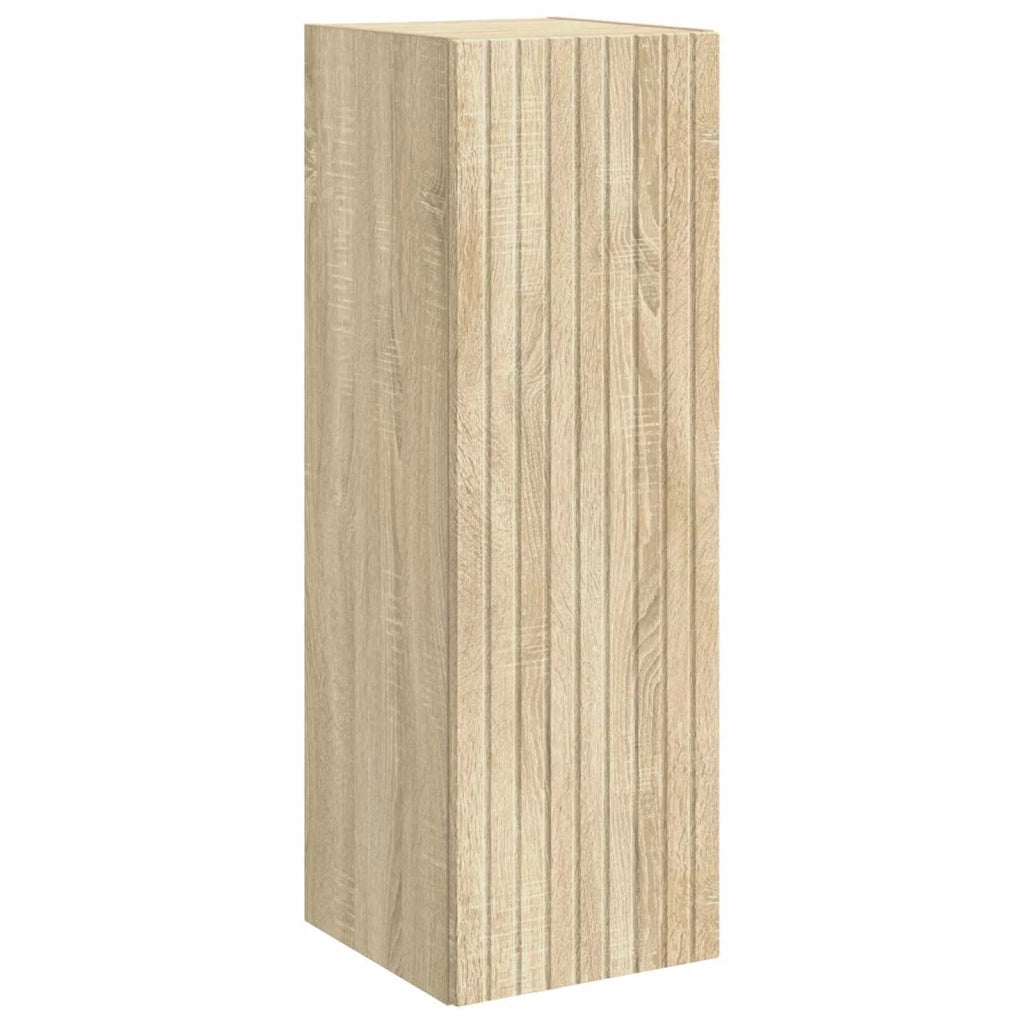 Mobiletto da Bagno a Muro Rovere Sonoma 33 x 34,5 x 100 cm 890654
