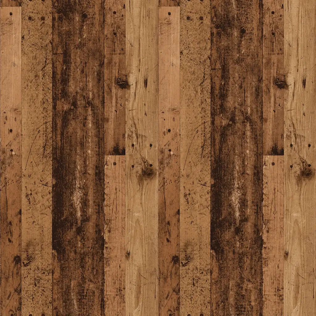 Scaffale Porta CD a Parete Antico 75x18x18 cm Legno Multistrato 855948
