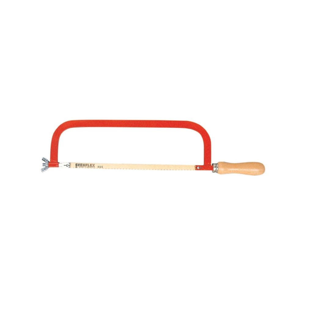 Archetto fisso per lame da metallo 12" 300 mm acciaio laminato tendilama a galletto manico in legno 101-L 78760