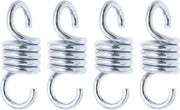 4 pezzi di attacco per molle di sospensione metallico con lente oscillante per sedia a sospensione e lettini da giardino in acciaio inox