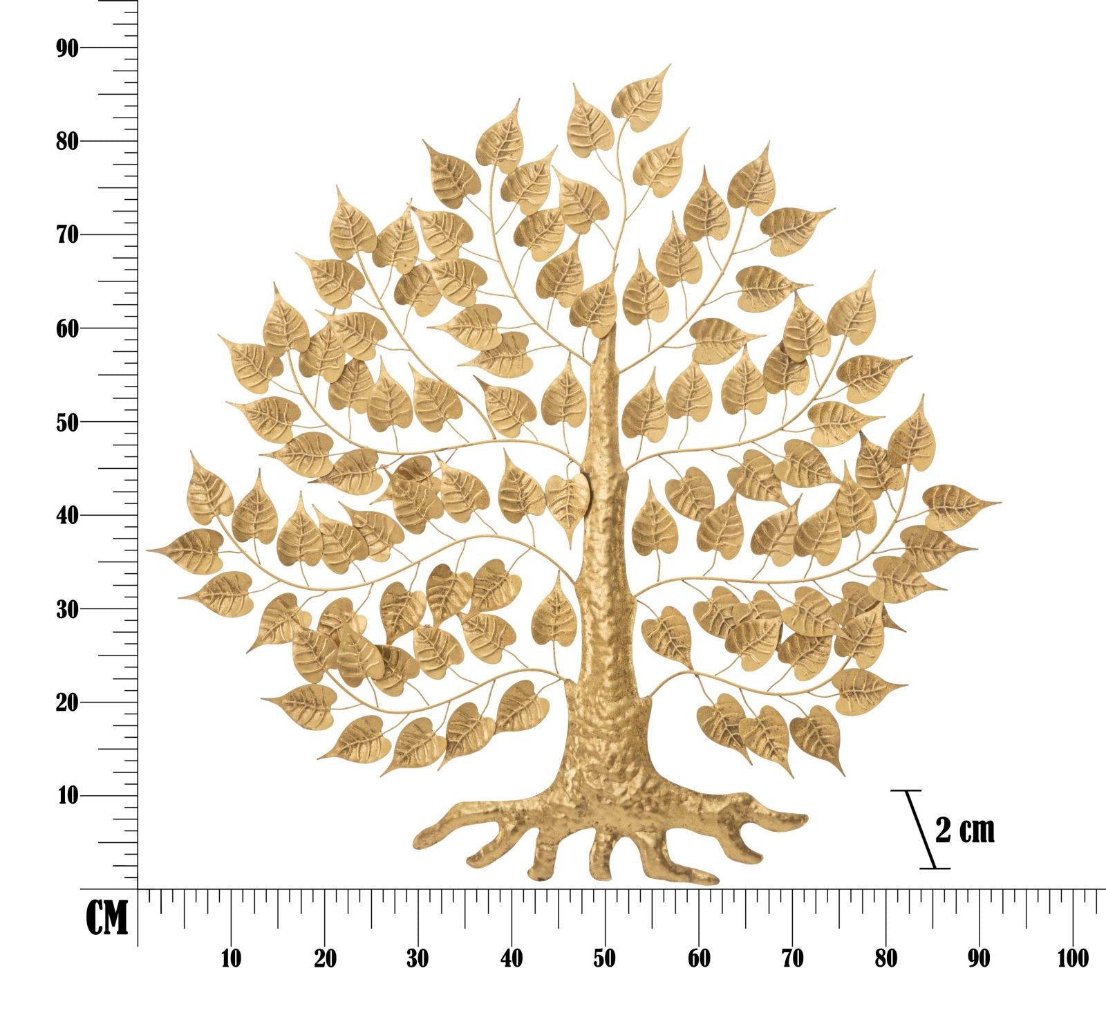 Pannello Goxy Oro 91x2,5x90 cm in Ferro Oro