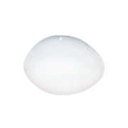 Plafoniera Contemporanea Sileras-Z Grande Led Acciaio Bianco