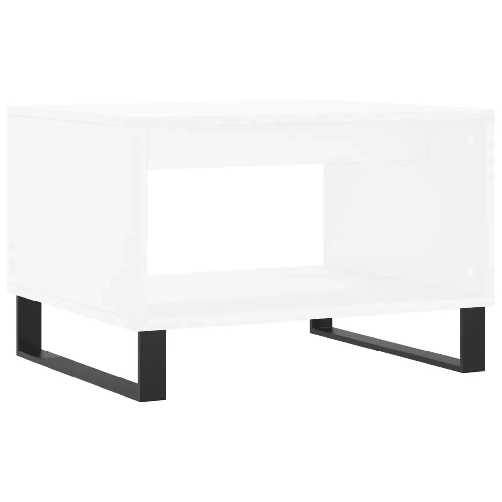 Tavolino da Salotto Bianco 60x50x40 cm in Legno Multistrato 829260