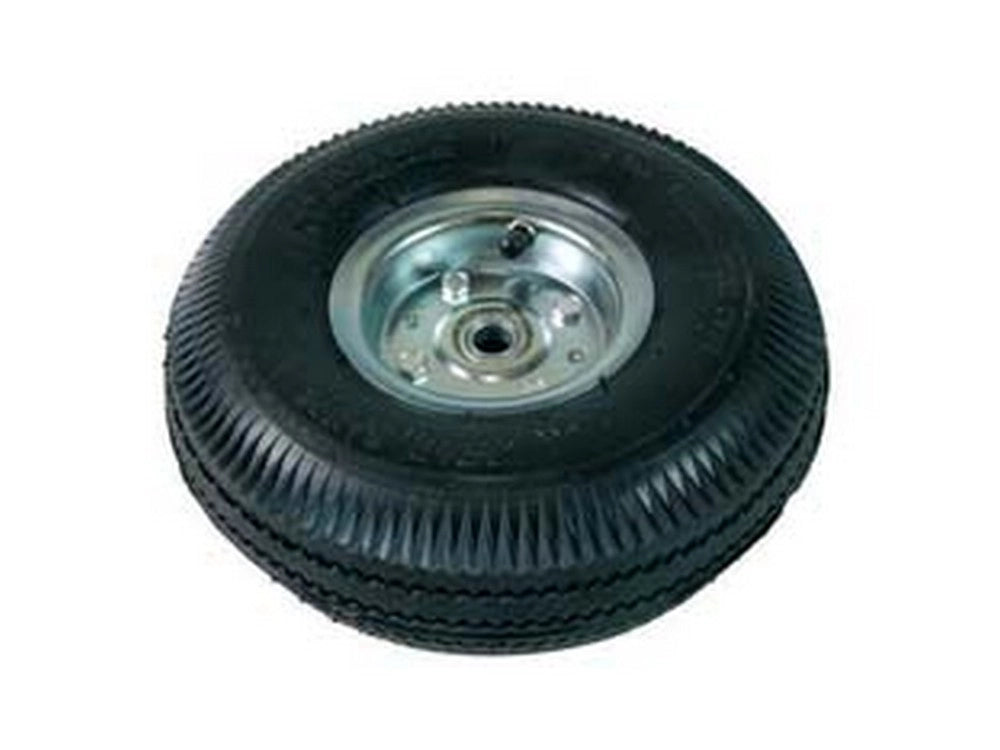 1pz ruota carrello pneumatica mm.260 cuscinetto cerchio acciaio  mm260x85 cod:ferx.fer200370
