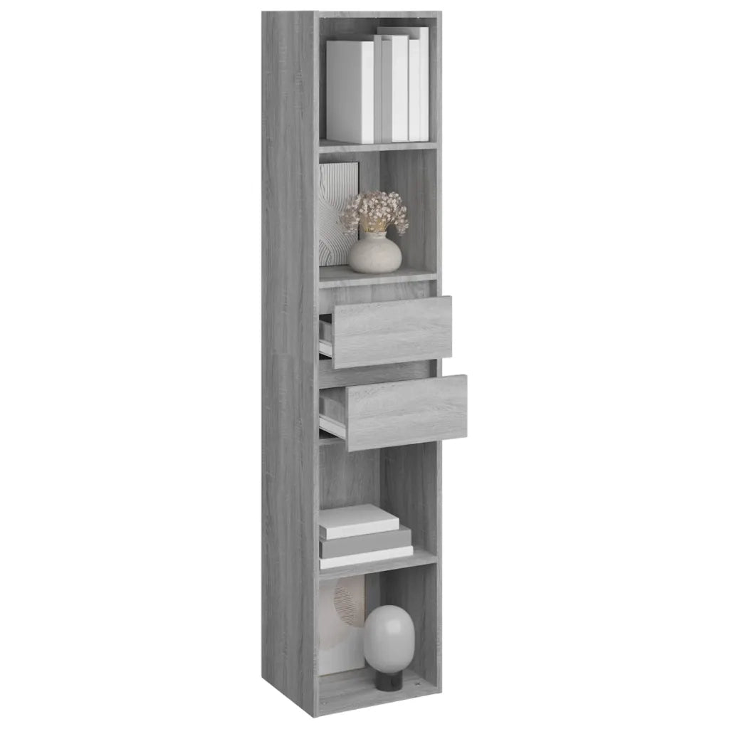 Libreria Grigio Sonoma 36x30x171 cm in Legno Multistrato 815535