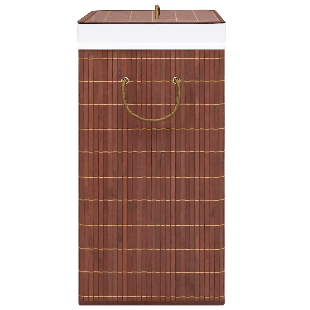 Cesto Portabiancheria in BambÃ¹ Marrone 72 L cod mxl 50083