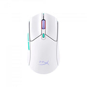 HyperX Pulsefire Haste 2 Core Wls  Mouse da gaming [bianco/verde/viola] (HYPERX PF HAS 2 CORE WL WHT GM MS)