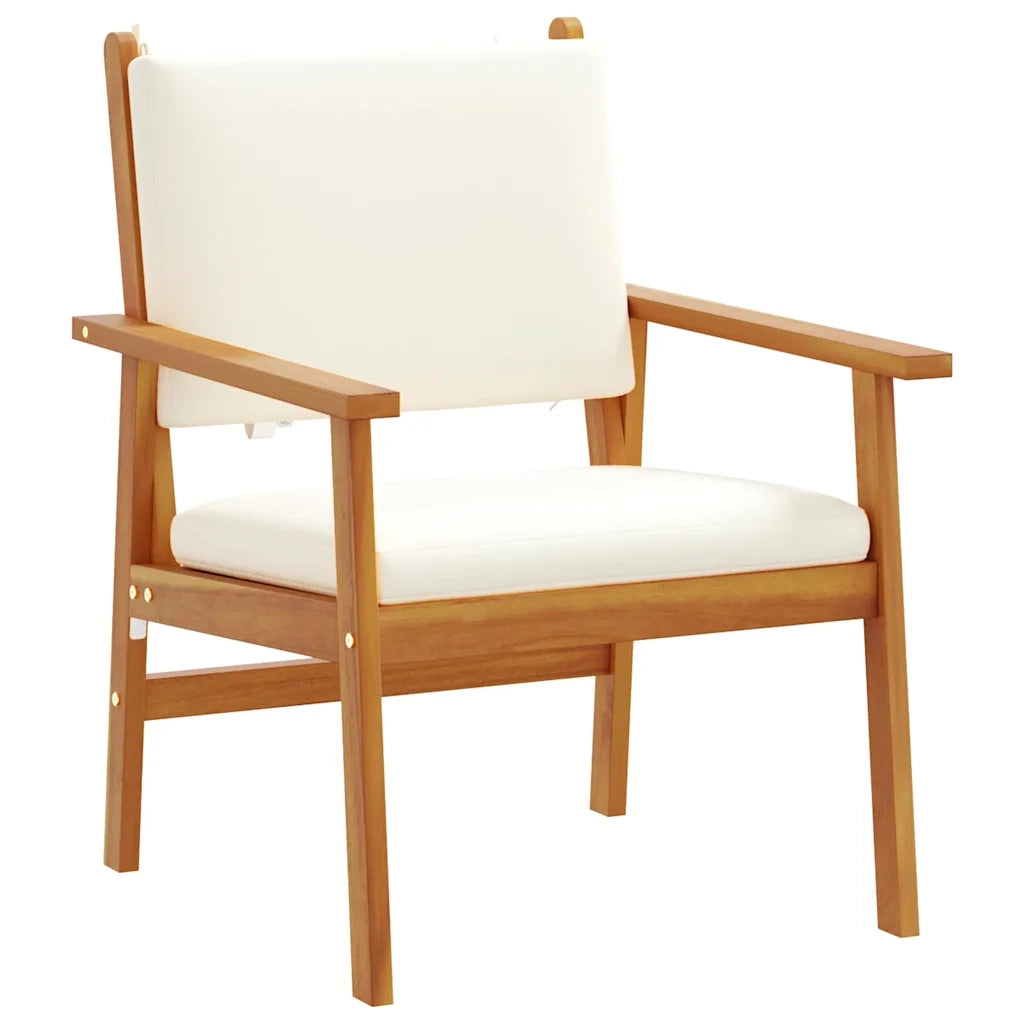Set Divano da Giardino 5 pcs Marrone Legno di Acacia Massello 3331813