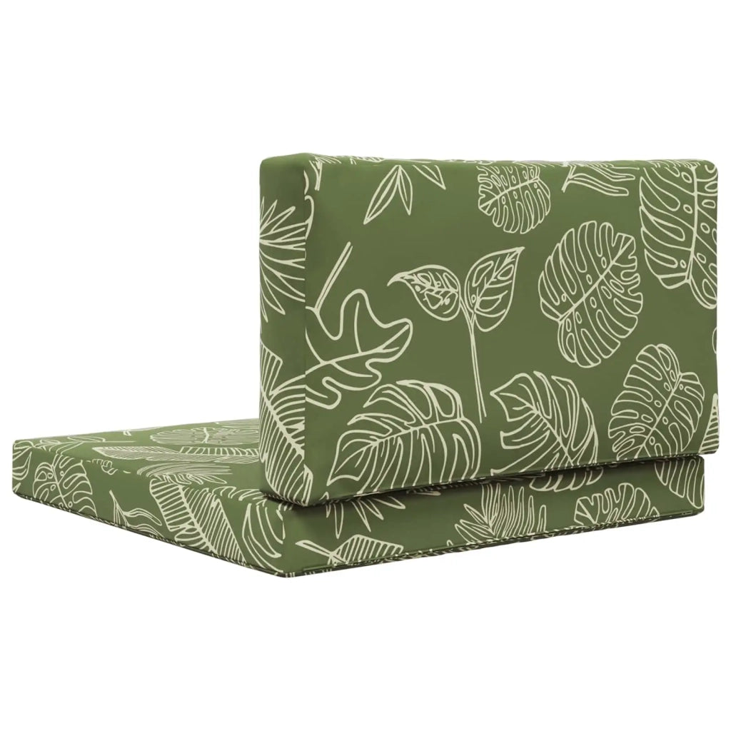 Cuscino per divano da esterno 2 pcs Design a foglia Poliestere